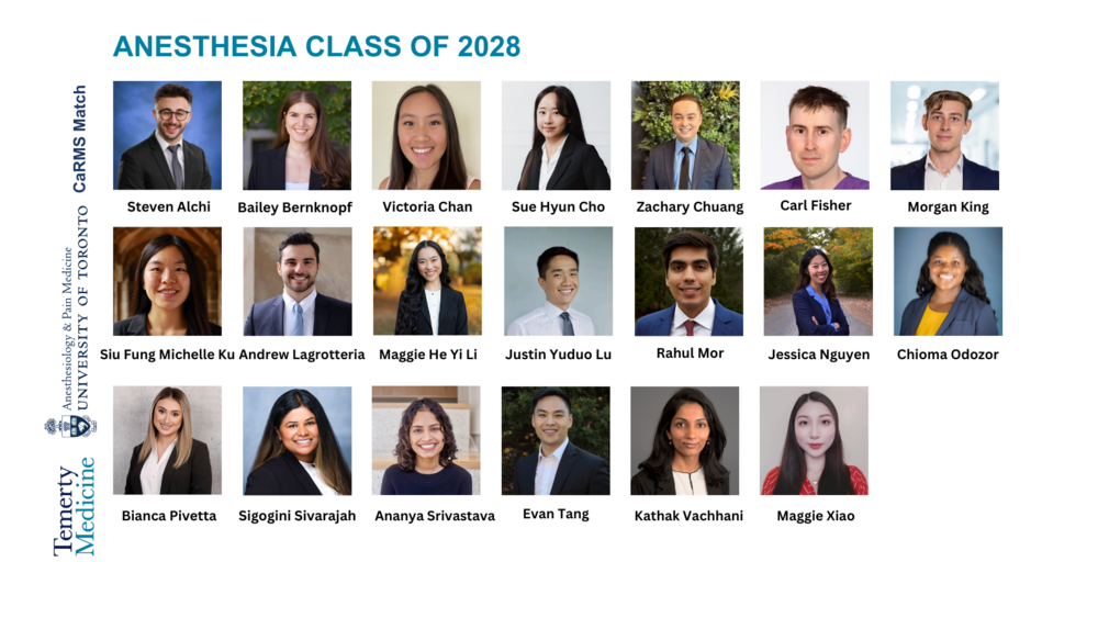 Match Day 2023 Anesthesia Class of 2028 Department of Anesthesiology
